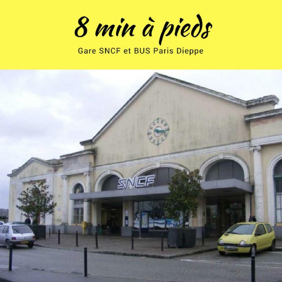 L'Etablissement La Plage A 2 Pas, Vous Propose 4 Appartements Neufs, Netflix, Lits Faits A Votre Arrivee, Serviettes De Toilette, Menage, Wifi, En Hyper Centre ,Plage A 100M, Box A Velos, Paiement 3 Fois Sans Frais, Prix Tout Compris Dieppe Eksteriør billede